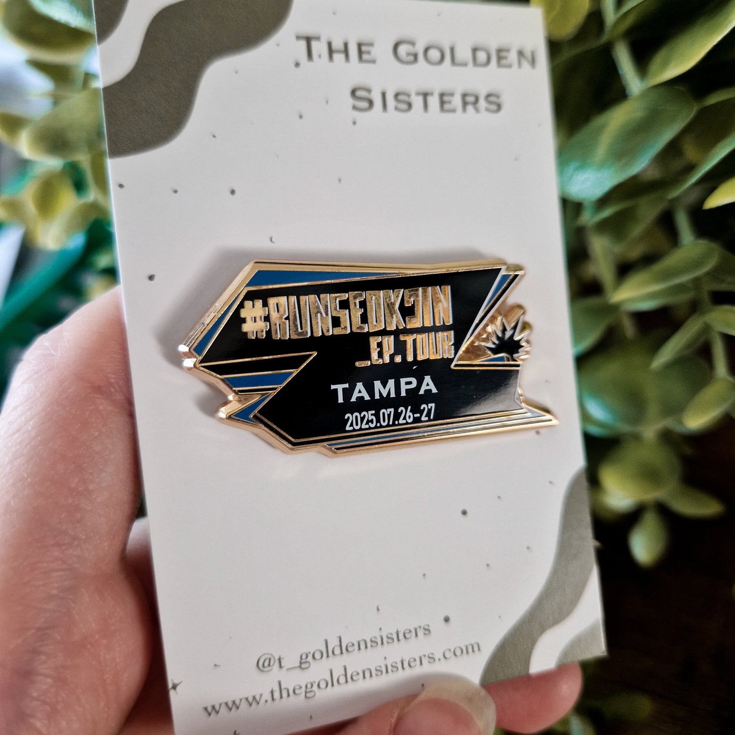Run Seokjin City Tour pins