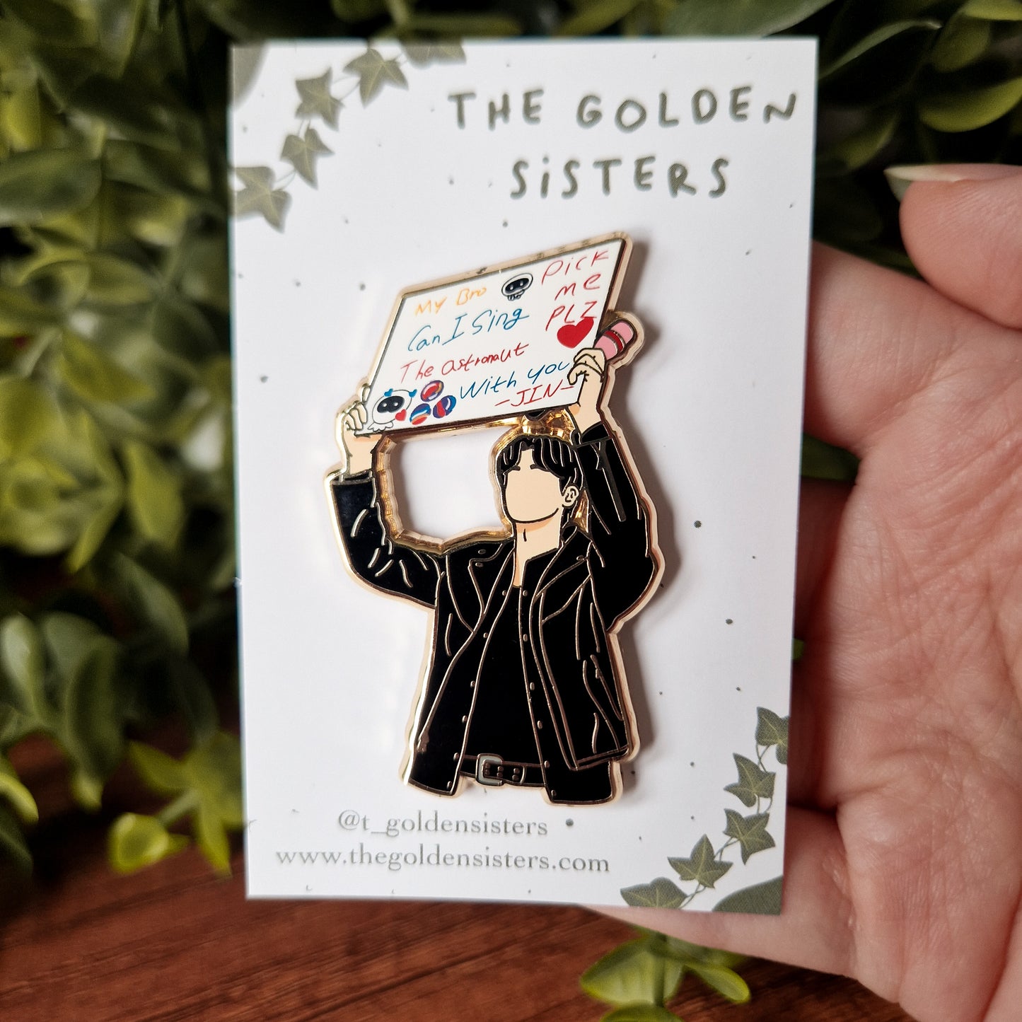 'Pick me bro' Jin pin