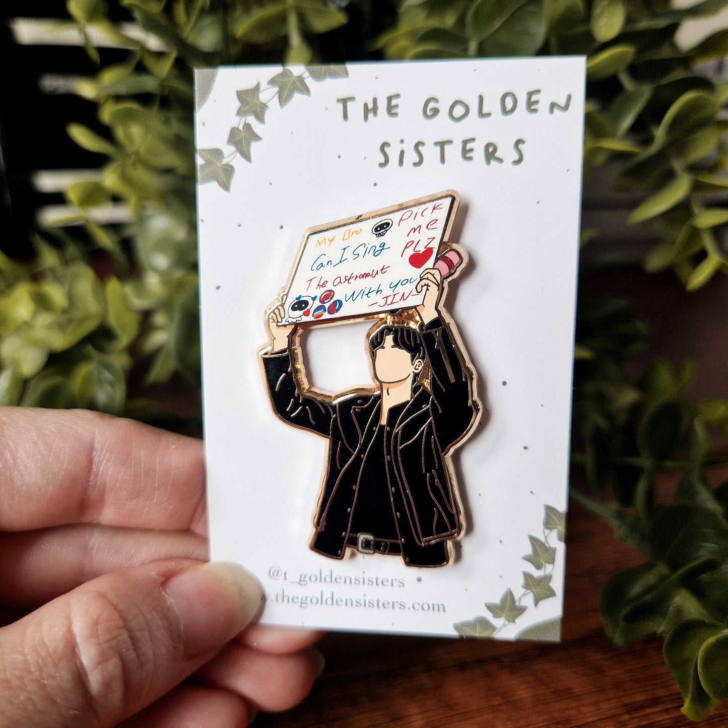 'Pick me bro' Jin pin
