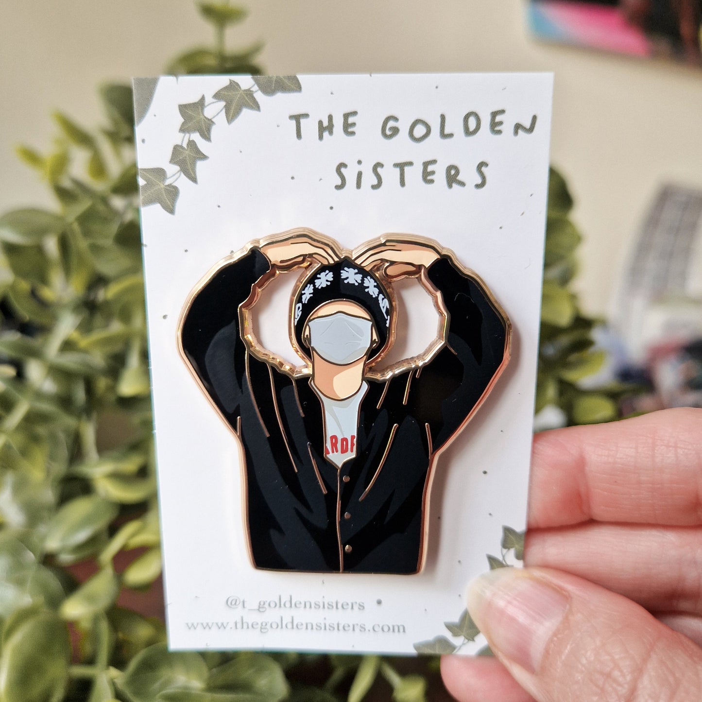 BTS is back - military pins