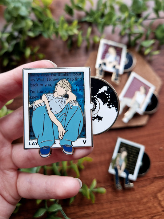 Spinning Solo Album pins