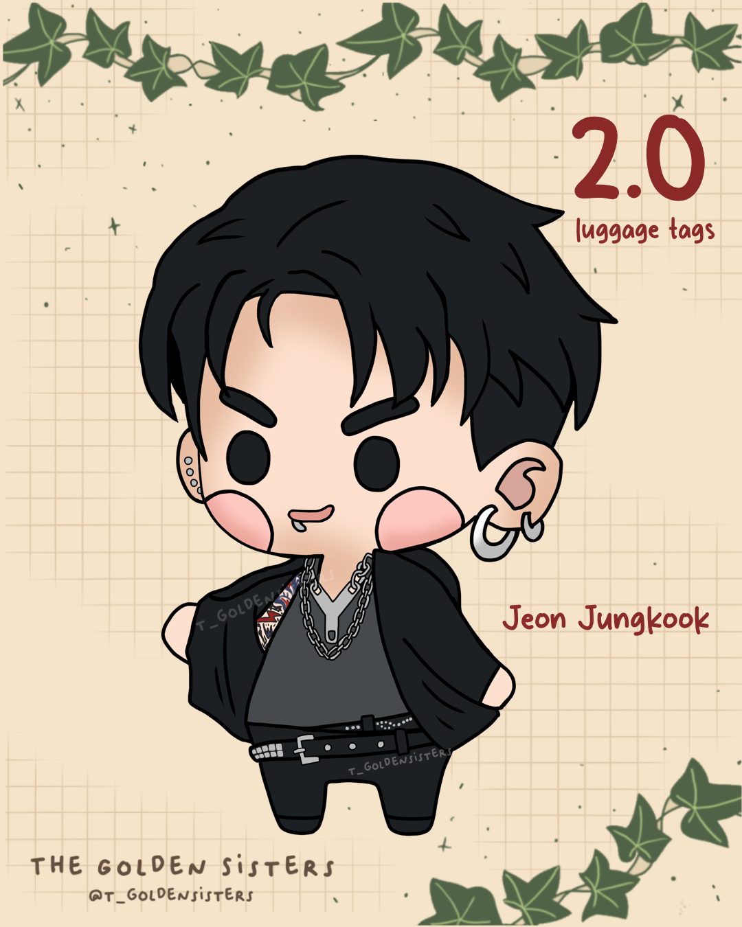 2.0 BTS Luggage Tags (pre-order)