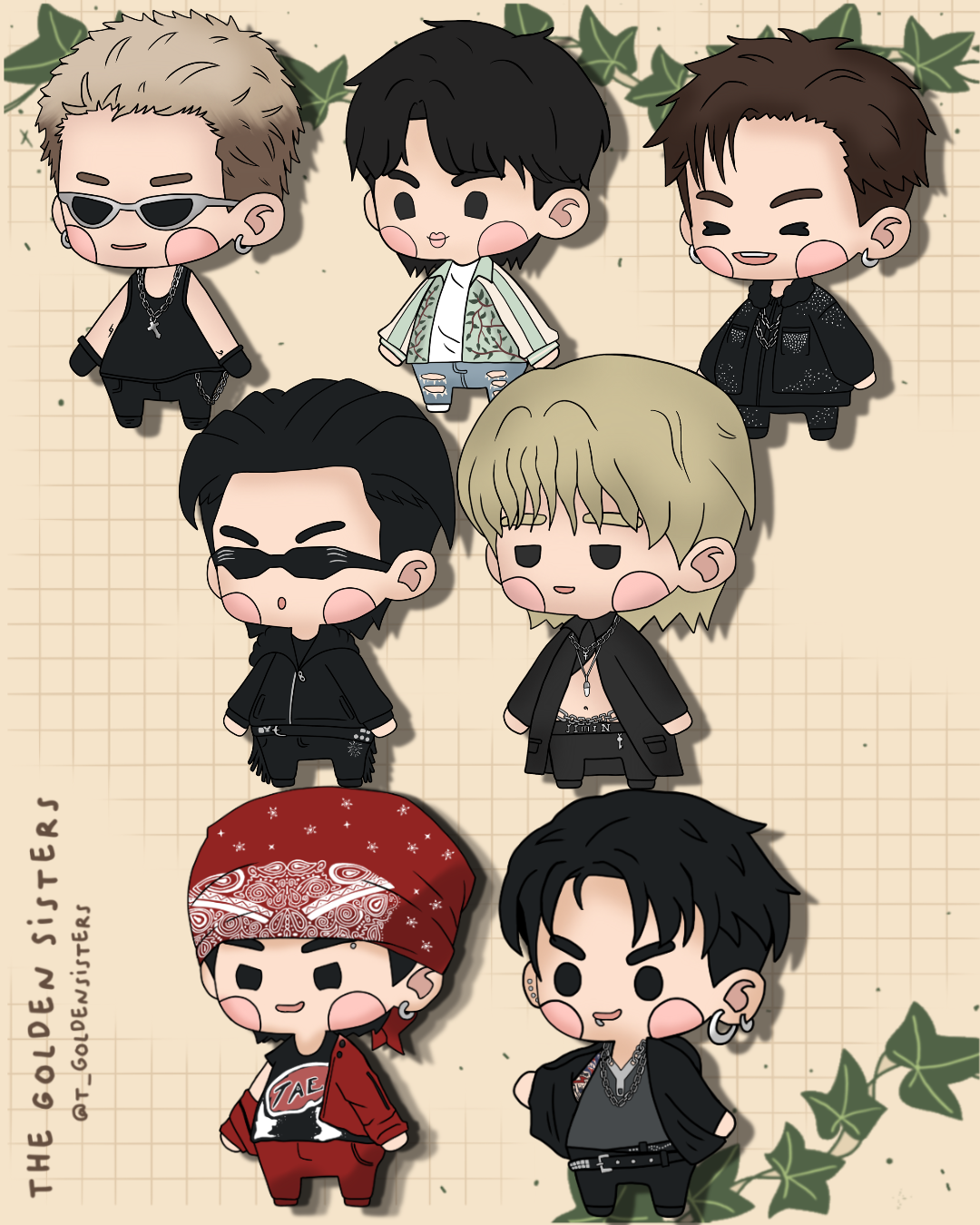 2.0 BTS Luggage Tags