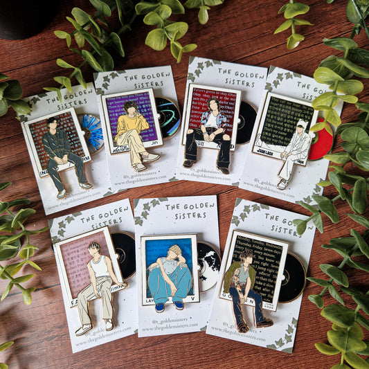 Spinning Solo Album pins