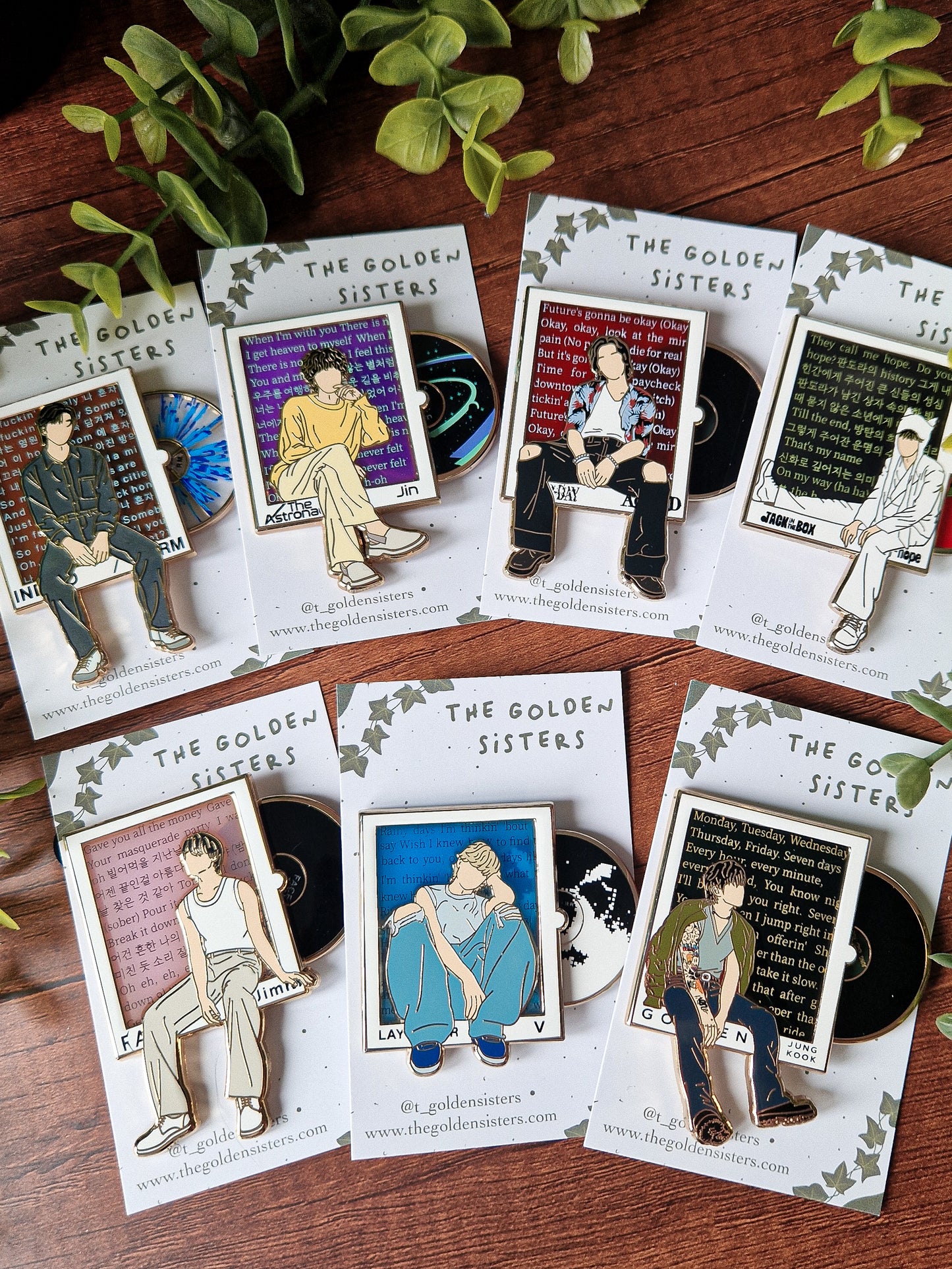 Spinning Solo Album pins