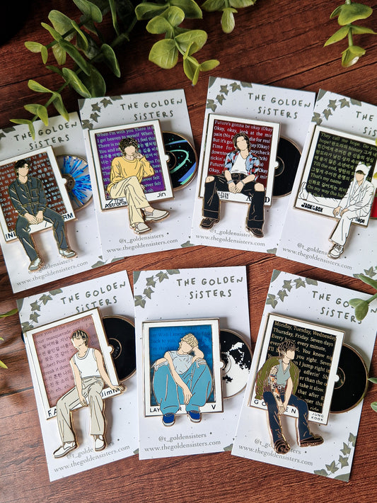 Spinning Solo Album pins