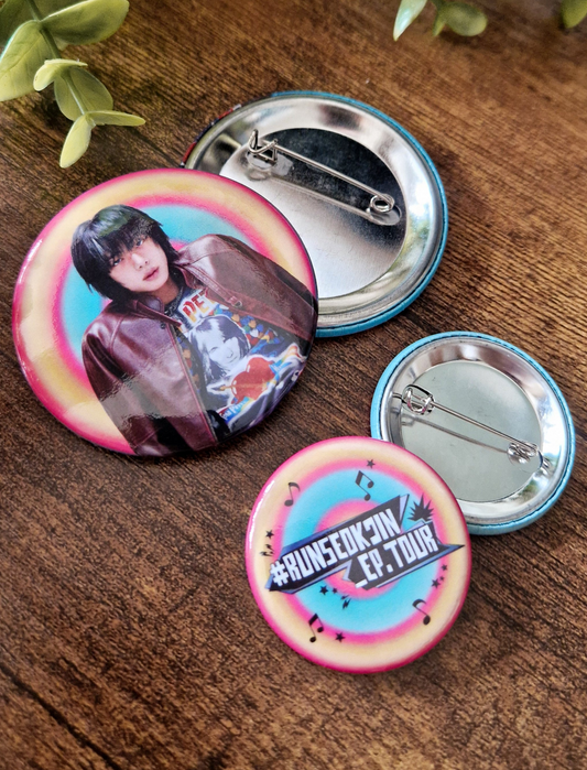 Jin Button Badges