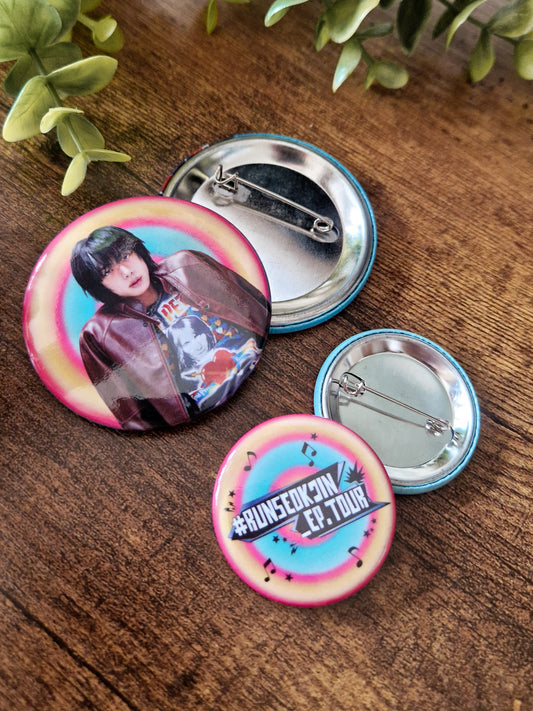 Jin Button Badges