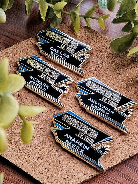 Run Seokjin City Tour pins