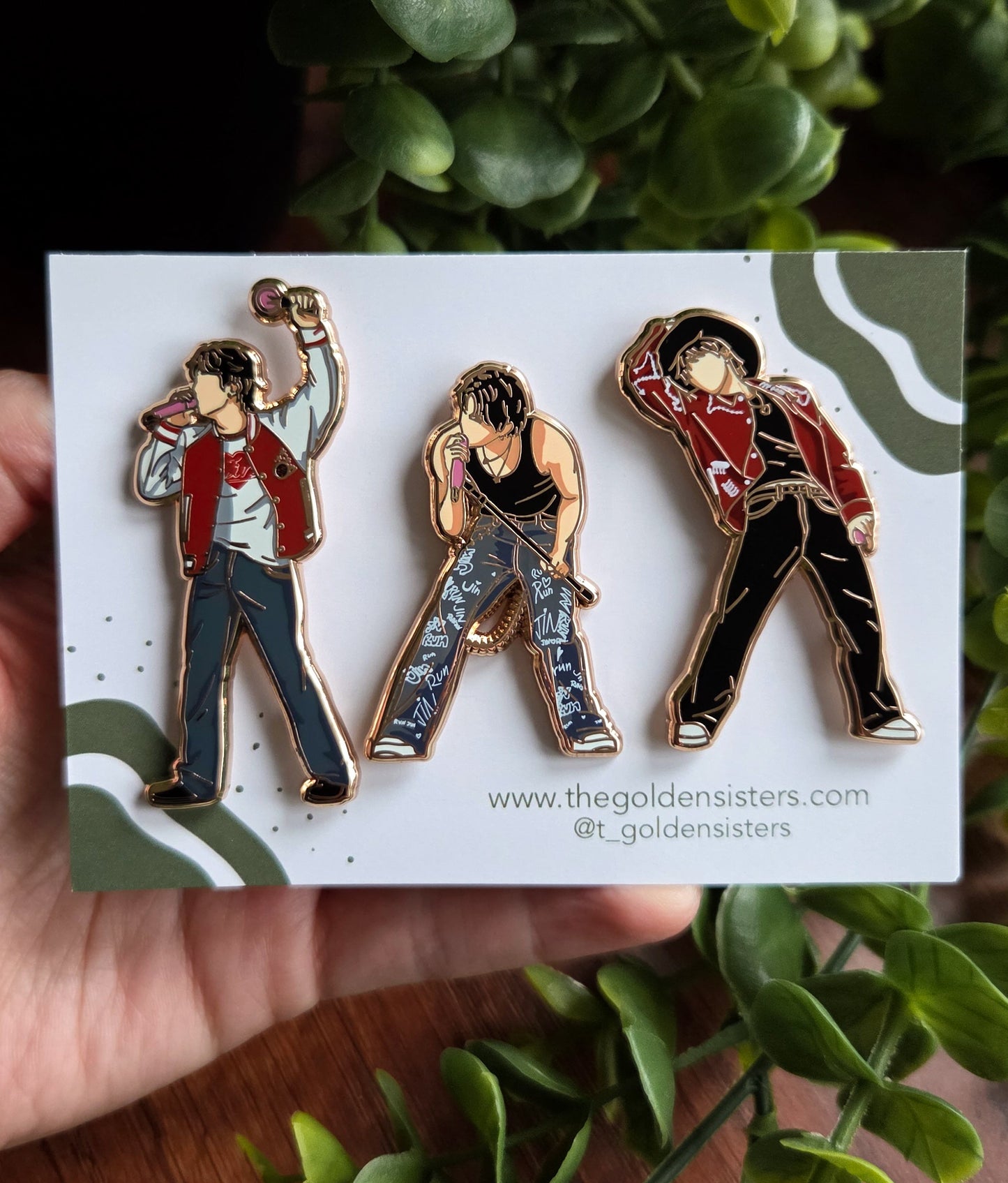 Jin Tour pins