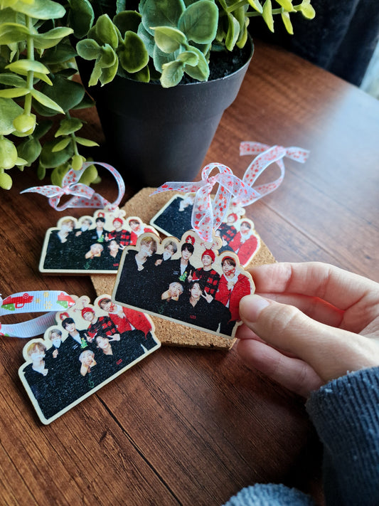 BTS Wooden Christmas Tree Decoration