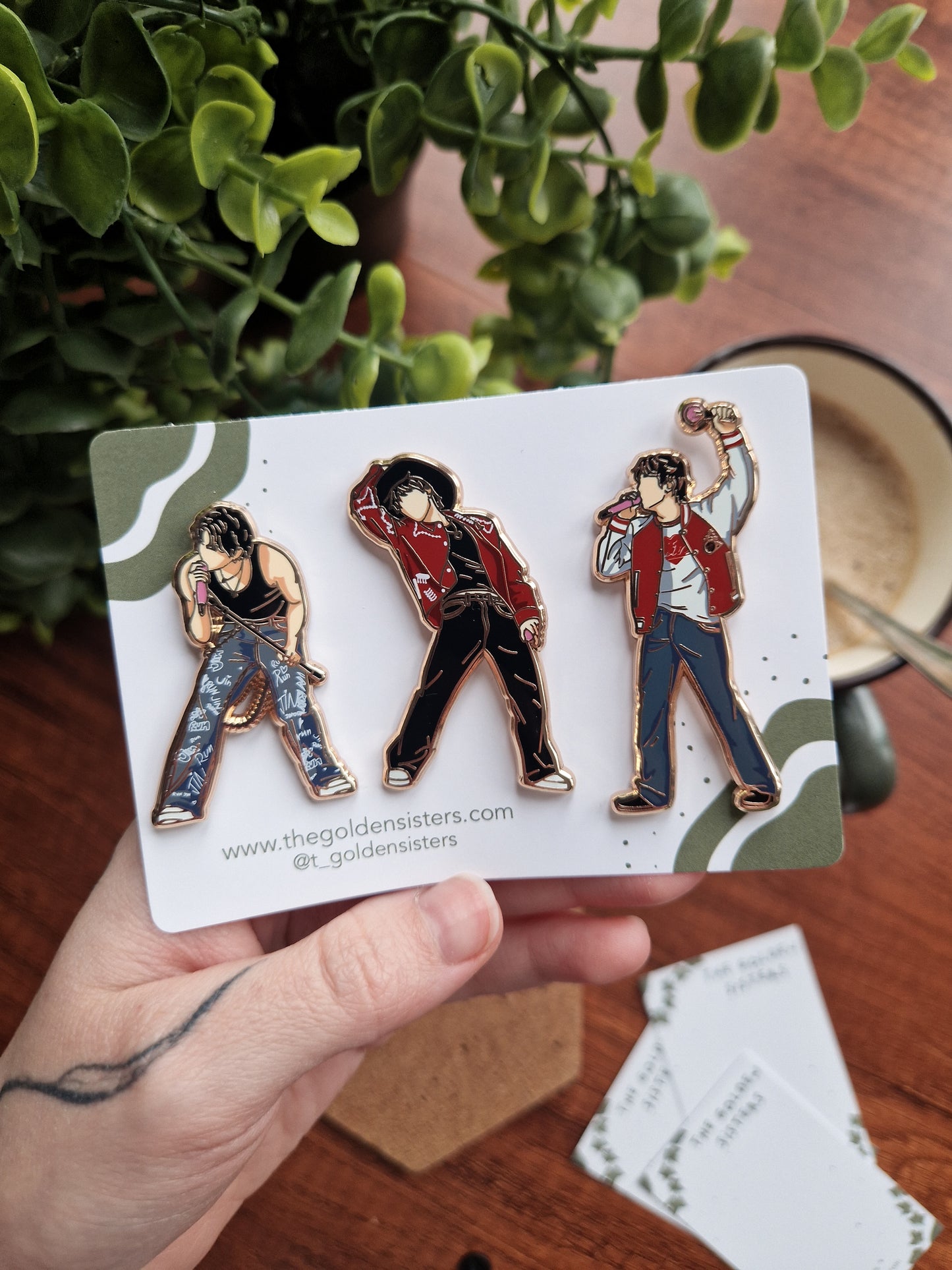 Jin Tour pins