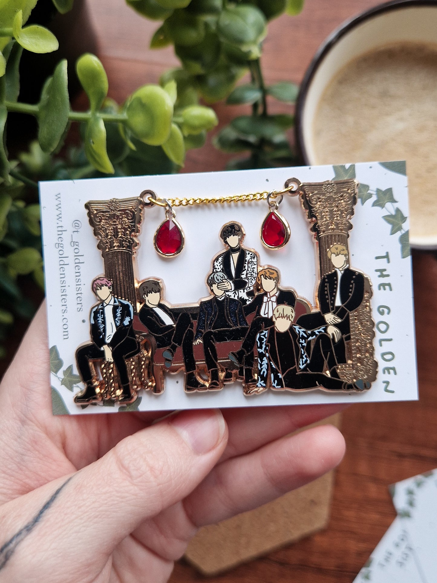 Blood, Sweat & Tears pin