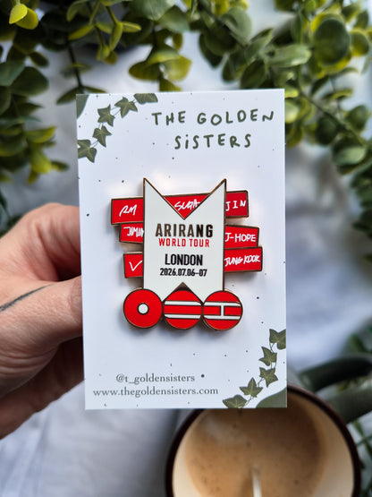 Arirang Tour City pin