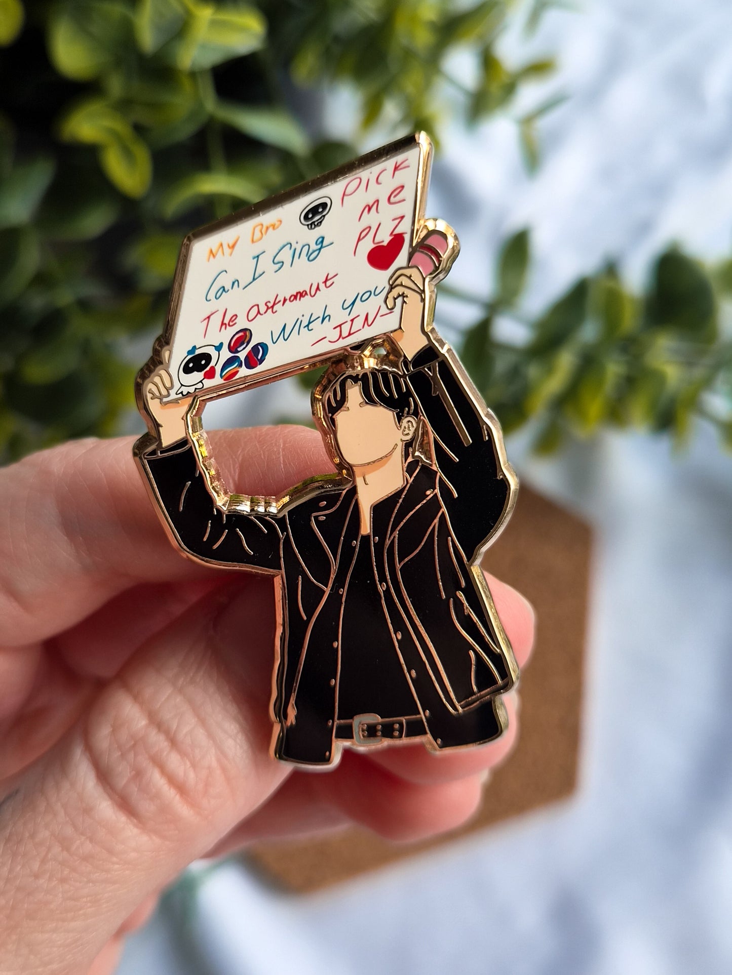 'Pick me bro' Jin pin