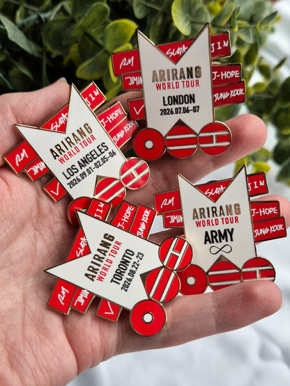 Arirang Tour City pin