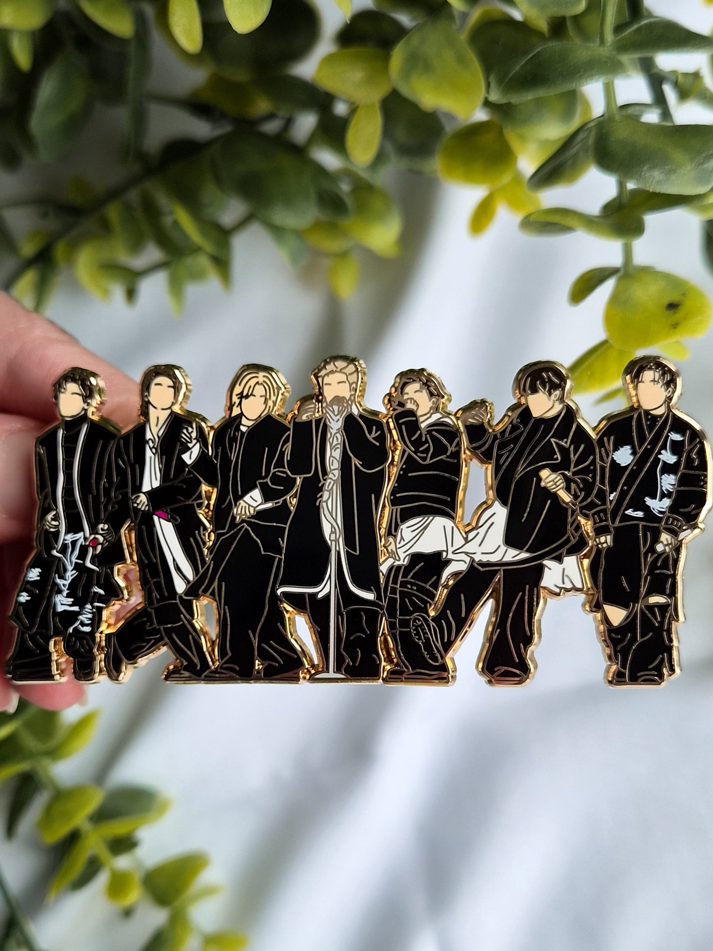 Swim and Hooligans pins