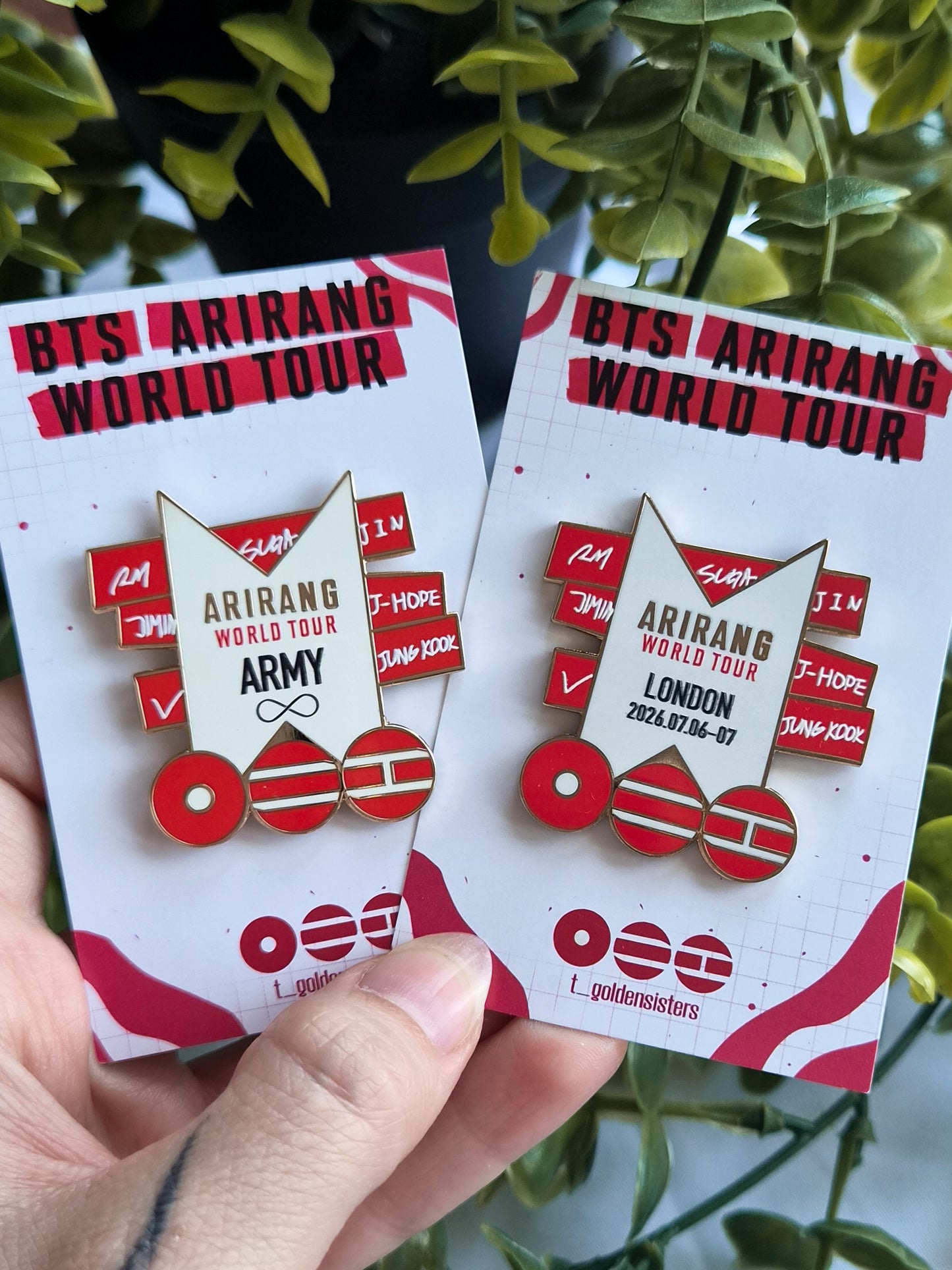Arirang Tour City pin