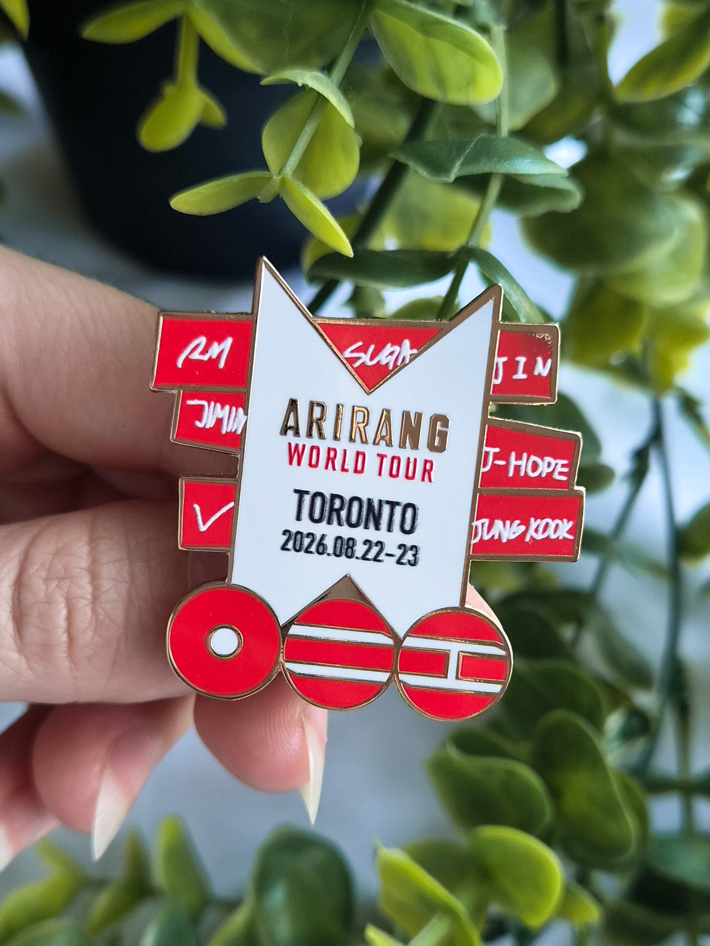 Arirang Tour City pin
