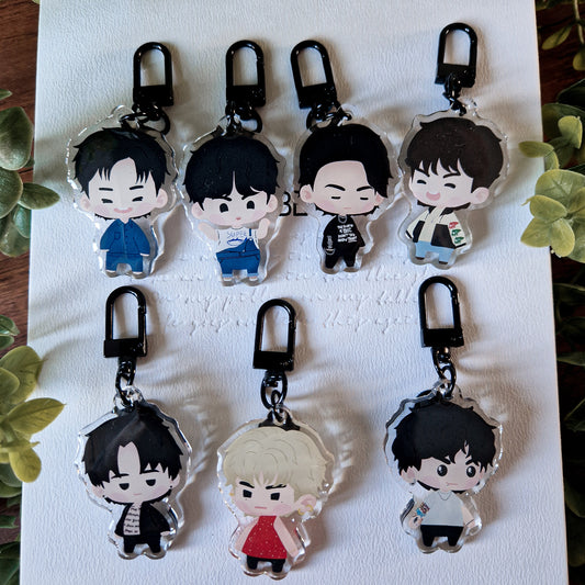 BTS Acrylic Keychains image 1