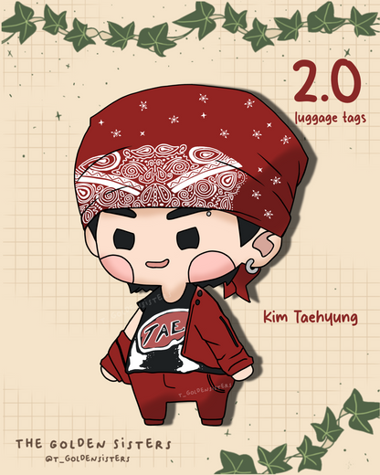 2.0 BTS Luggage Tags (pre-order)