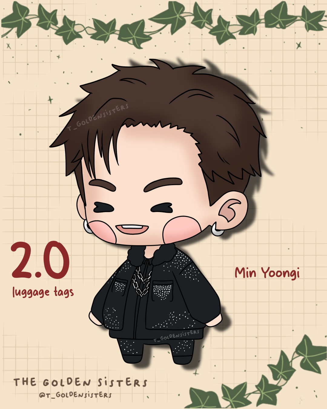 2.0 BTS Luggage Tags (pre-order)