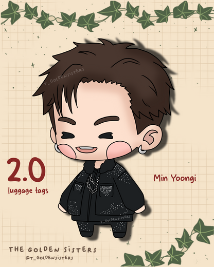 2.0 BTS Luggage Tags (pre-order)