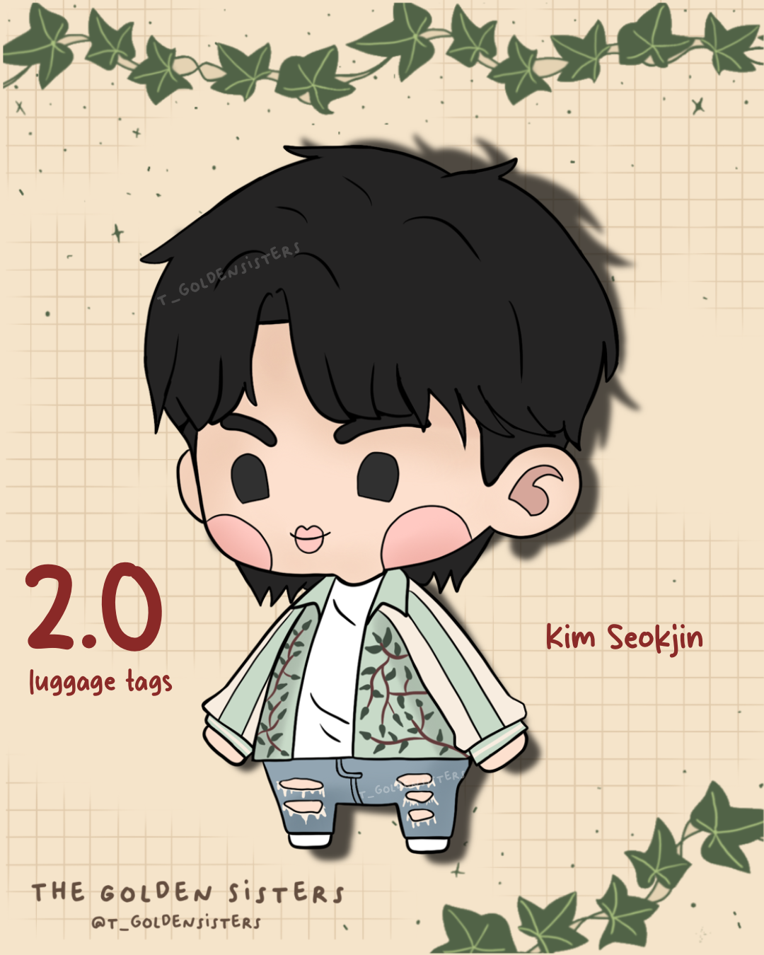 2.0 BTS Luggage Tags (pre-order)