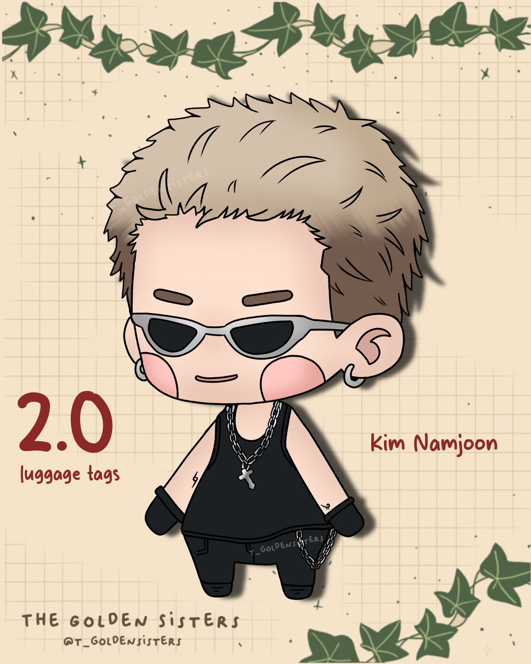 2.0 BTS Luggage Tags (pre-order)