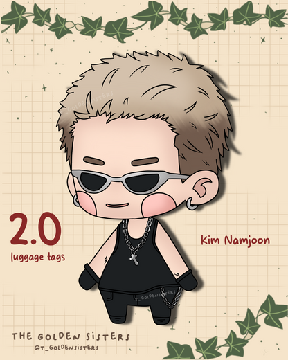 2.0 BTS Luggage Tags (pre-order)