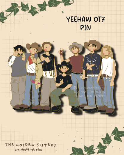YEEHAW OT7 pin (pre-order)
