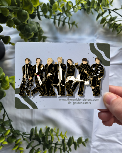 Swim and Hooligans pins (pre-order)