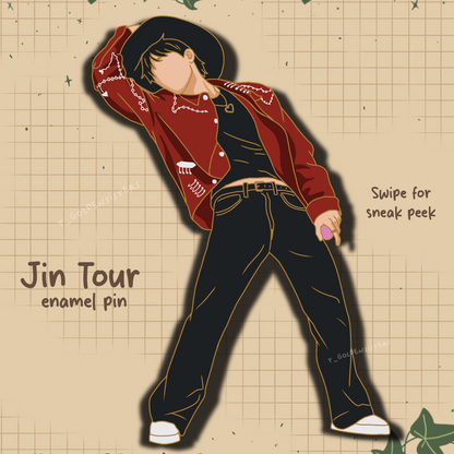 Jin Tour pins (pre-order)