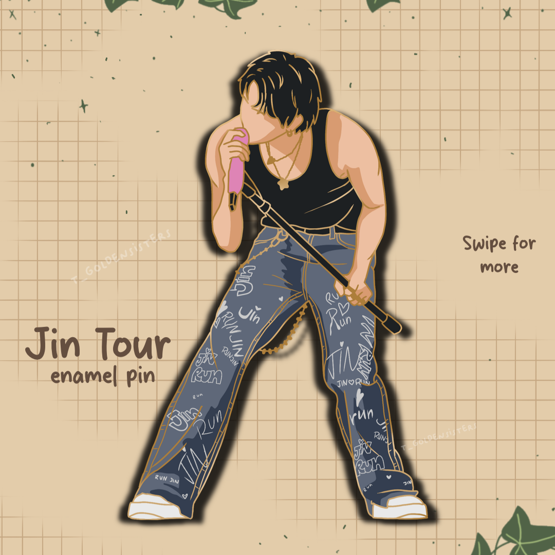 Jin Tour pins (pre-order)