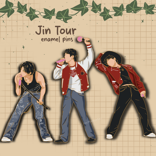 Jin Tour pins (pre-order)