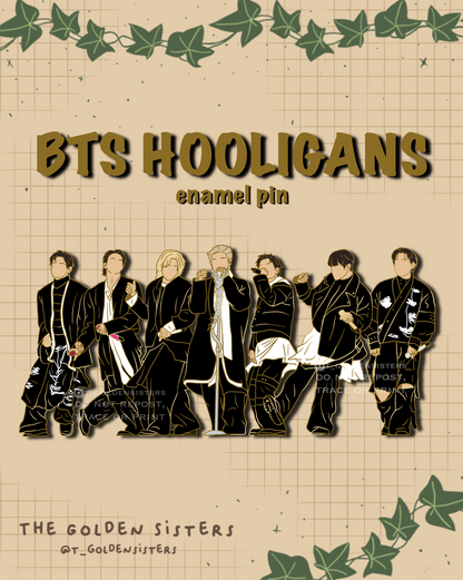 Swim and Hooligans pins (pre-order)