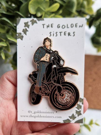 Biker Jungkook pin