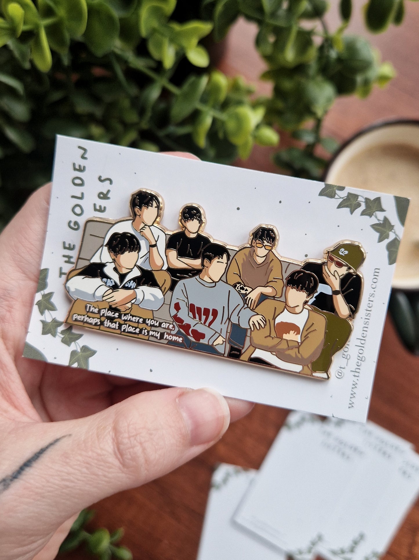 BTS Home pin